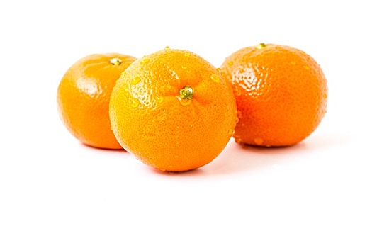 橙色,白色背景
