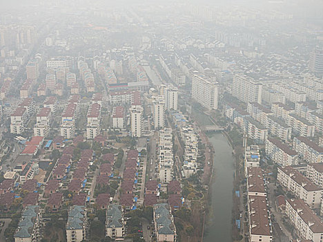 上海,风景,飞机