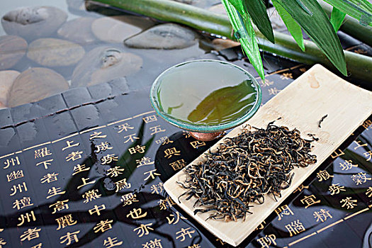 茶葉，茶水