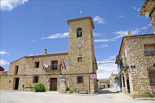 教堂,乡村,昆卡省,西班牙,欧洲