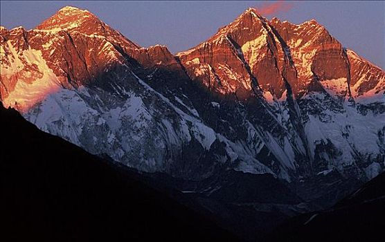 山,喜马拉雅山,珠穆朗玛峰,尼泊尔,亚洲