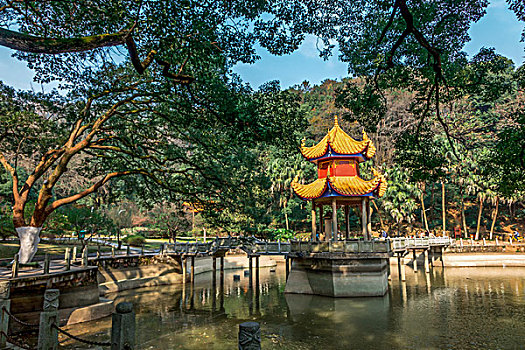 湖南长沙岳麓山岳王亭