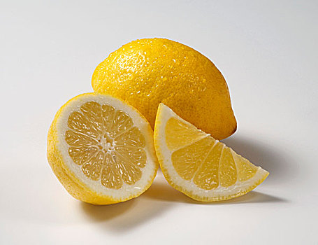 柠檬,柠檬角,半个柠檬