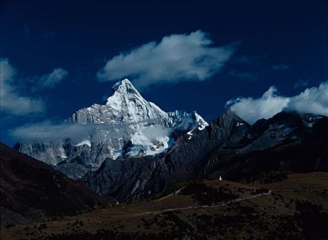 四姑娘山,雪山