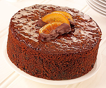 巧克力,橘子蛋糕