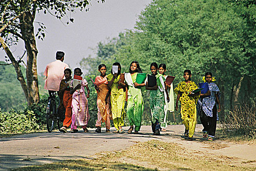 学生,高中,孟加拉,2007年