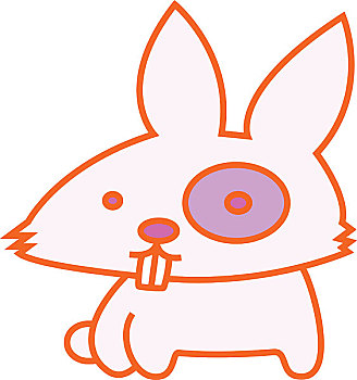 兔生肖插画