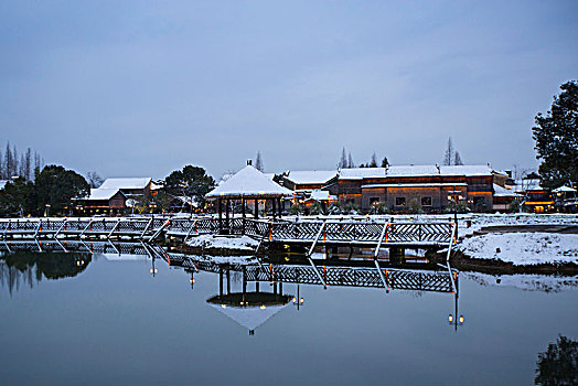 乌镇雪景