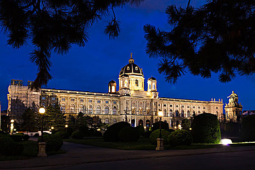 夜晚,维也纳,奥地利