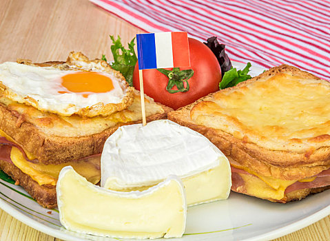 盘子,传统,法国美食