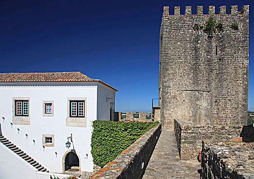 城墙,奥比都斯,葡萄牙