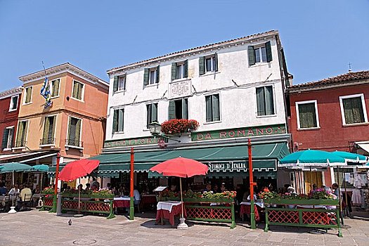 餐馆,布拉诺岛,威尼斯,意大利