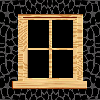 窗户,墙壁,石头