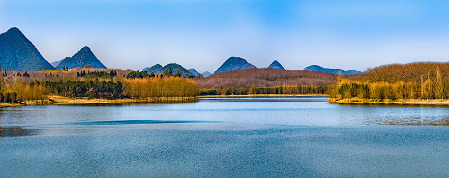贵州红枫湖风光