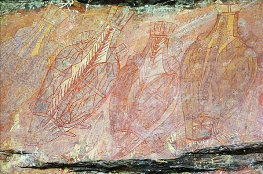 土著,岩石艺术,卡卡杜国家公园,北领地州,澳大利亚