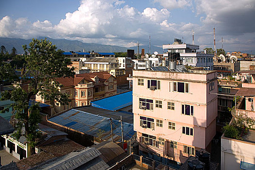 尼泊尔加德满都街景
