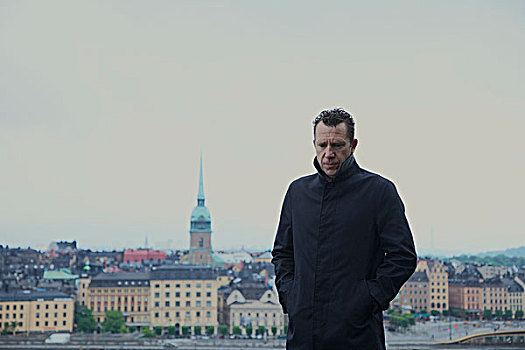 男人,头像,斯德哥尔摩,城市,背景