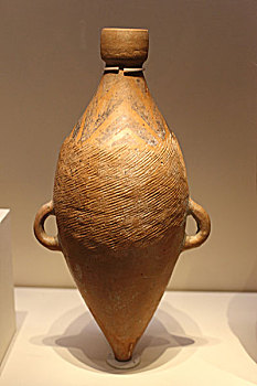 小口尖底陶瓶,仰韶文化