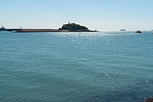 山东青岛栈桥海滨风光