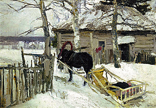 冬天,1894年,艺术家