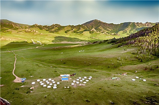 蒙古,露营