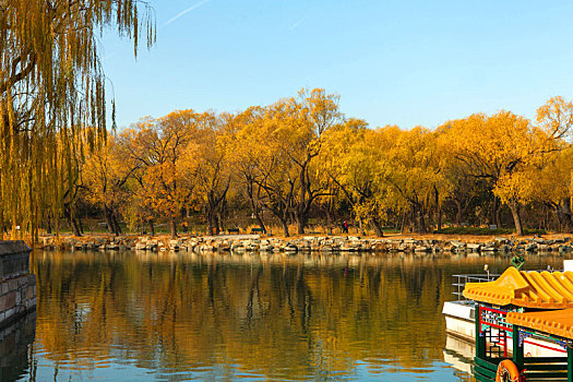 北京颐和园秋季风光