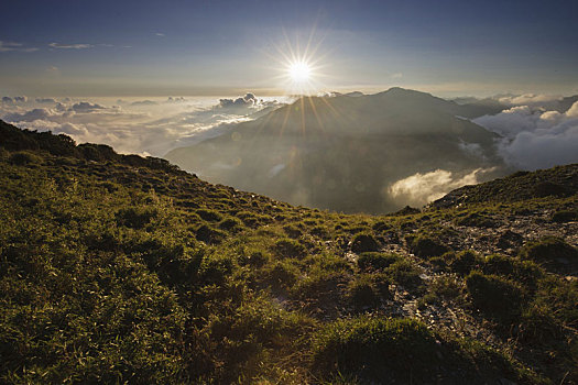 北方,登山