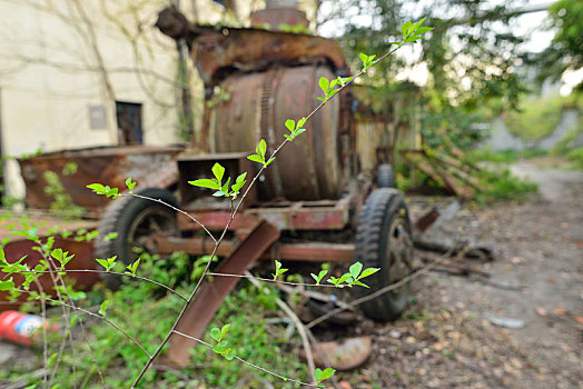 上海二钢厂废旧的搅拌车