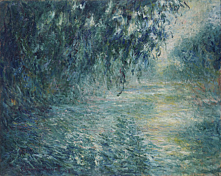 早晨,赛纳河,1898年,艺术家,莫奈
