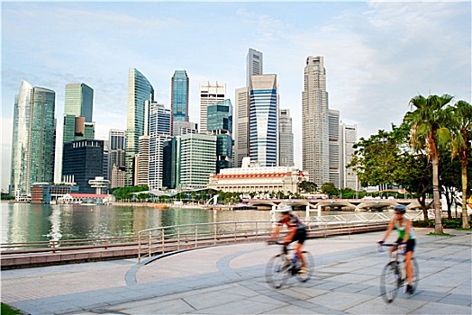 骑自行车,新加坡