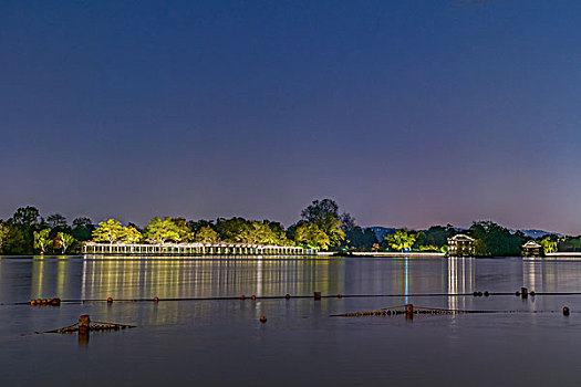 杭州西湖夜景