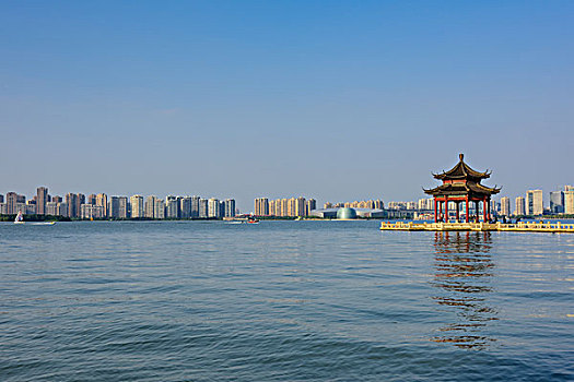 金鸡湖风景