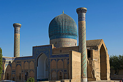 古尔-艾米尔陵,撒马尔罕,乌兹别克斯坦,亚洲