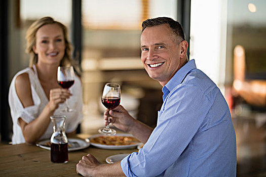 幸福伴侣,葡萄酒杯,餐馆,头像