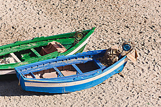 渔船,海滩,马拉加,安达卢西亚,西班牙