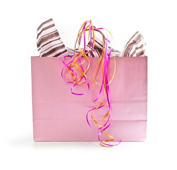 粉色,购物袋