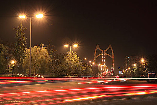 清水河大桥夜景