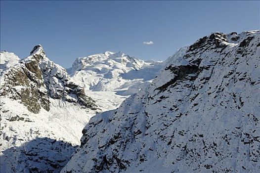 山,策马特峰,瓦莱,瑞士,欧洲