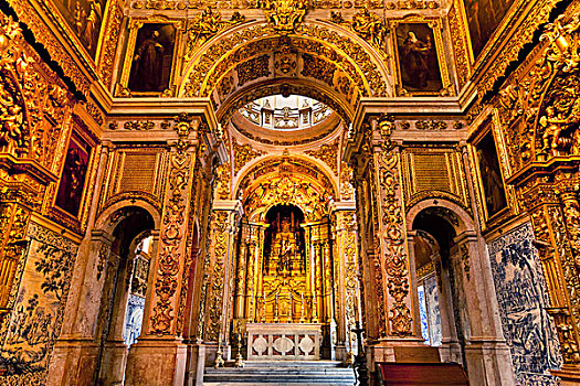 小教堂,瓷砖,博物馆,上光瓷砖,寺院,里斯本,葡萄牙,欧洲