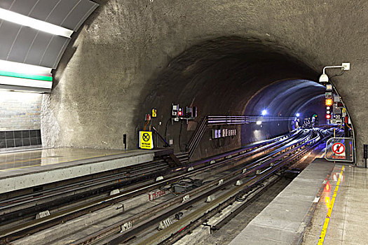 地铁,隧道,圣地亚哥,智利