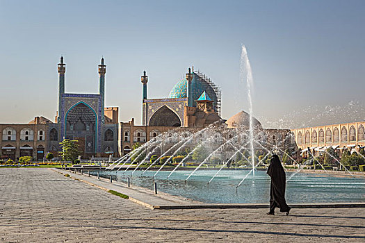 伊朗,伊斯法罕,城市,沙阿,清真寺