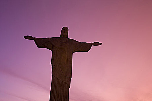 视点,基督像,科尔科瓦多,高,靠近,近郊,巴西