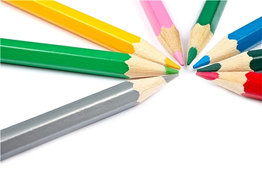 彩色,学校,铅笔