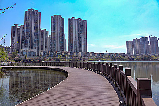 湖南省长沙梅溪湖－栈桥