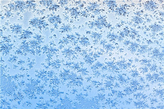 雪花,霜,窗户,蓝天