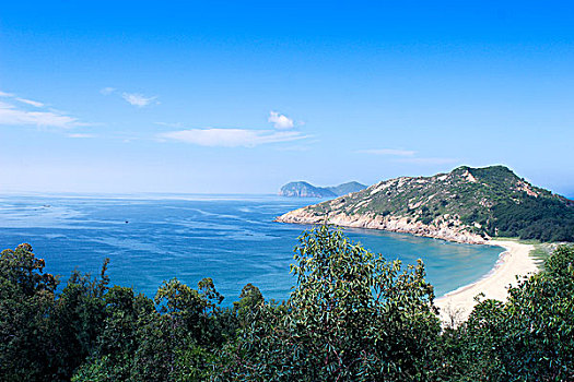 惠州惠东双月湾的大海与海边