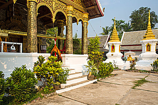 老挝琅勃拉邦寺庙