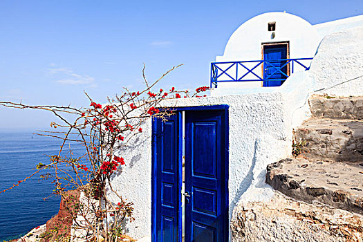 房子,圣托里尼岛,希腊