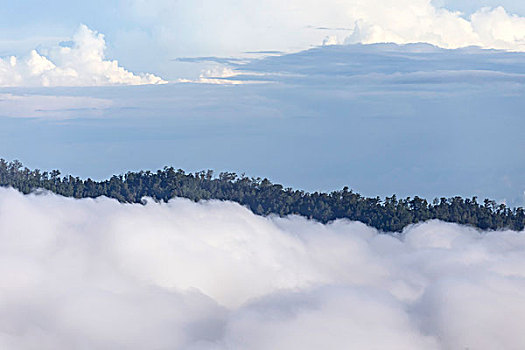 上方,山景