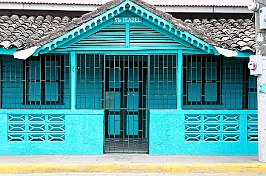 房子,正面,尼加拉瓜,中美洲